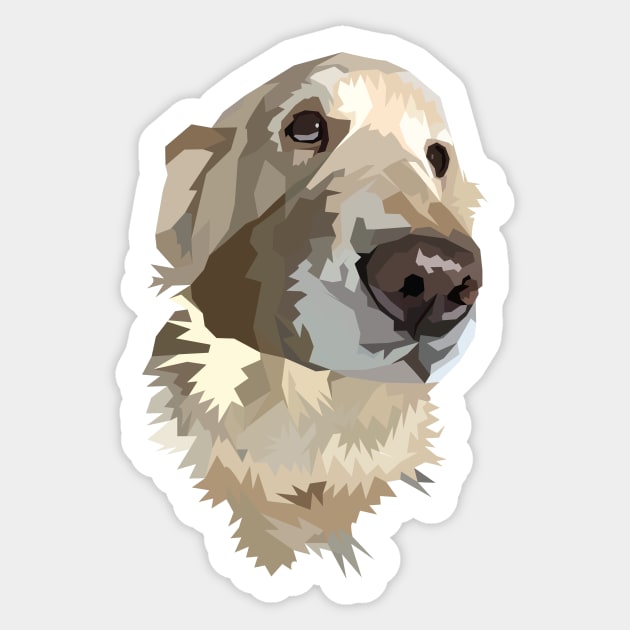 Golden Retriever Sticker by IIsEggs